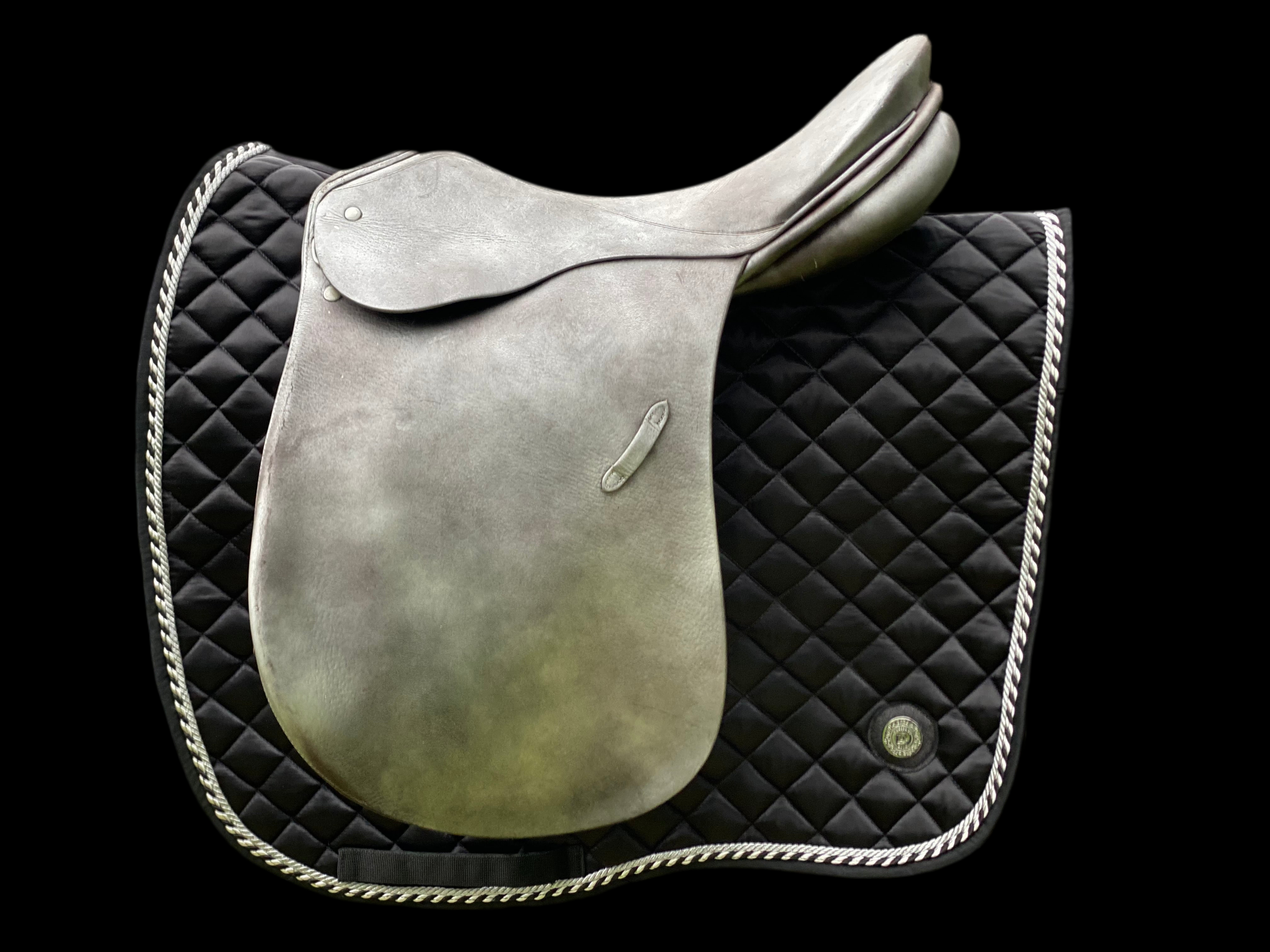 Saddle Pad Black satin